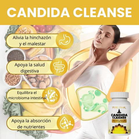 Candida Cleanse - Soporte para Intestino y Colon Tt